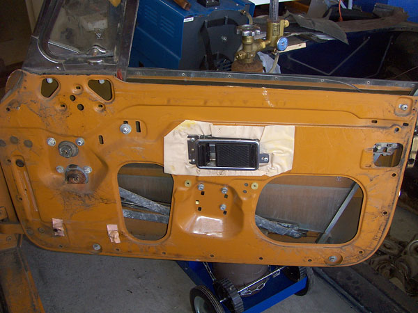 This is just a before picture of an MGB door for general reference.