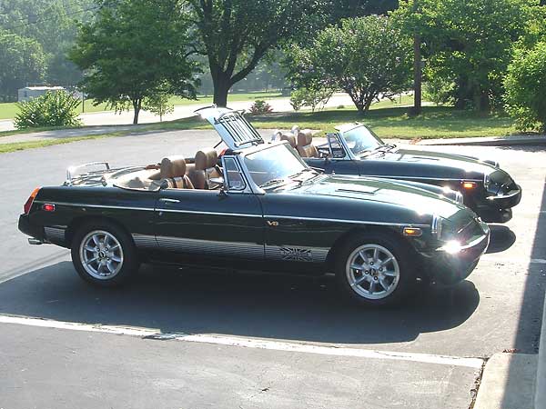 Robert McLain's 1980 MGB-LE with Rover V8