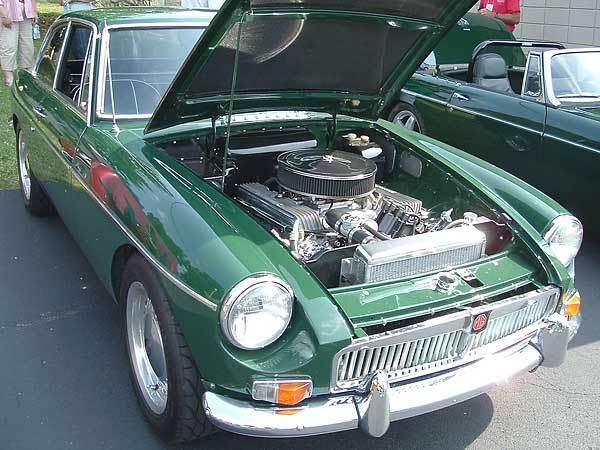 Robert and Susan Milner's 1967 MGB-GT is named Aunt Bea