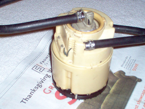 Self-contained fuel pump unit.