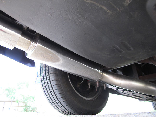 Pype's M-80 bullet style stainless steel mufflers.