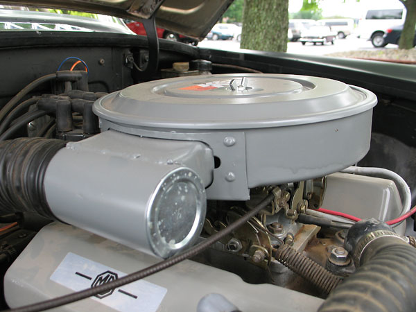 Yugo air cleaner, modified to provide cowl induction.