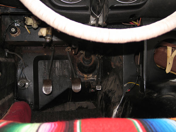 Pedals and footbox sheet metal are completely unmodified.