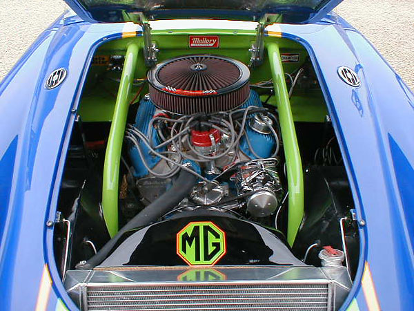 Ford 302, bored 0.030 over and rebuilt with 9.5:1 pistons