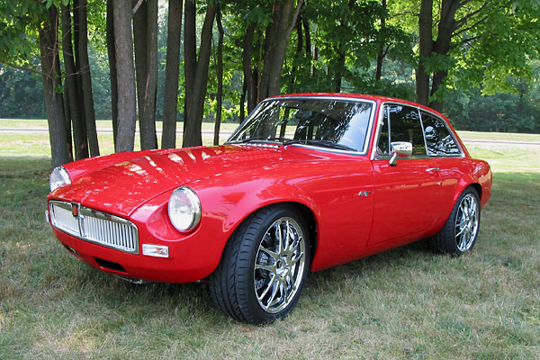 Terry Schulte's 1974 MGB-GT with Ford 5.0L V8 and Edelbrock EFI
