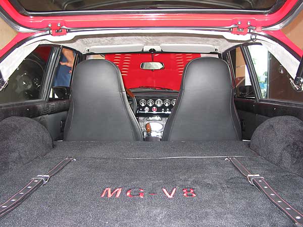Mazda Miata seats, obviously re-upholstered