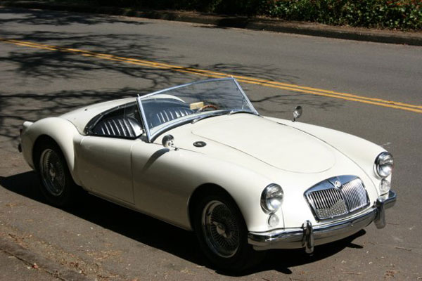 MGA windshield