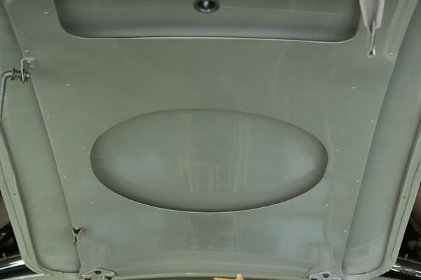 custom modified MGA bonnet