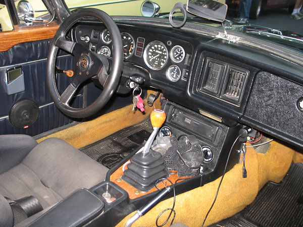 Custom wood interior trim.