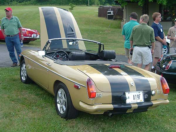 Tim O'Brien with his 1973 MGB