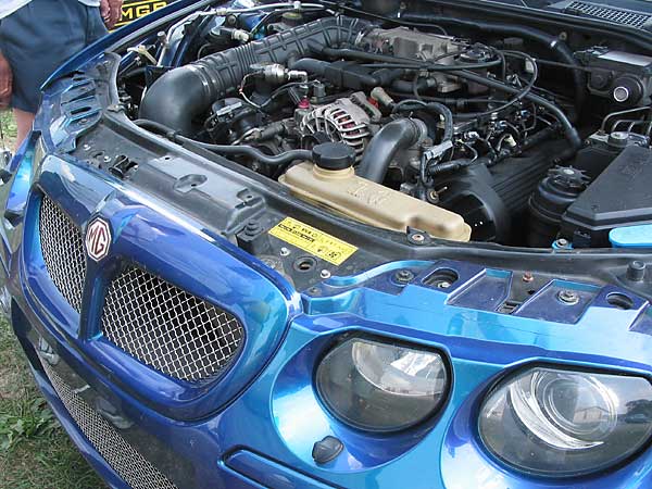 Xenon headlamps and distinctive stainless steel mesh grille