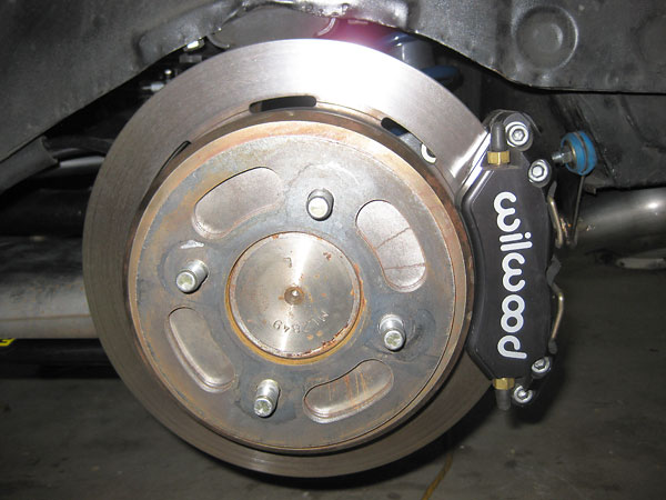 Wilwood calipers (part# 120-12160) and 12.19 inch rotors turned down to 11 inch.