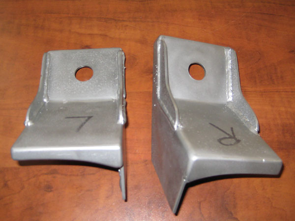 Custom motor mount brackets.