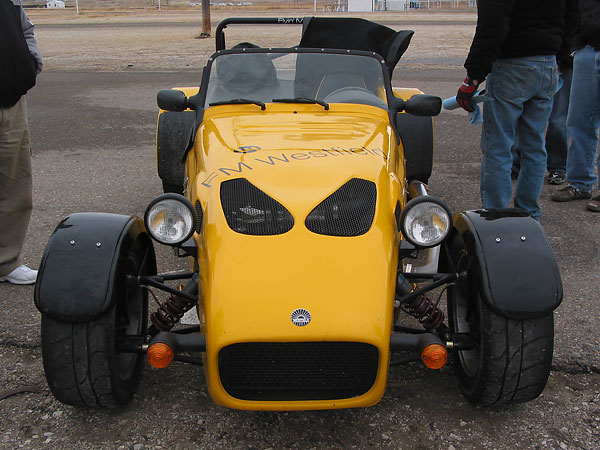 Line-X has been applied to the rear fenders to prevent stone chips.