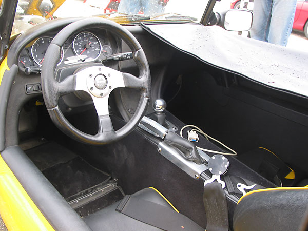 1999 Mazda Miata instrument cluster, and Momo Race model steering wheel