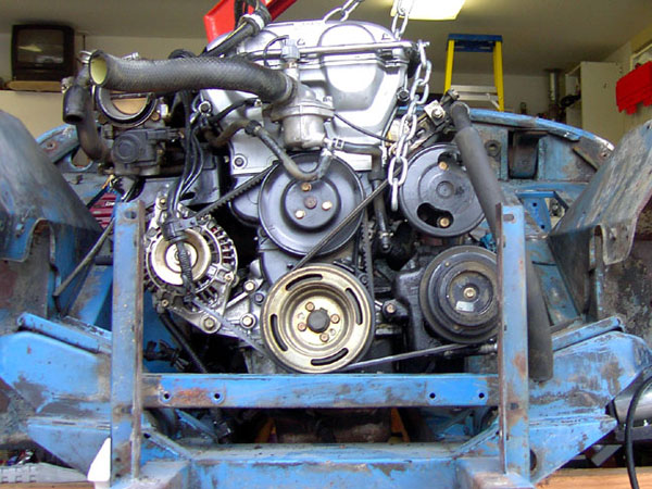 Miata engine installation