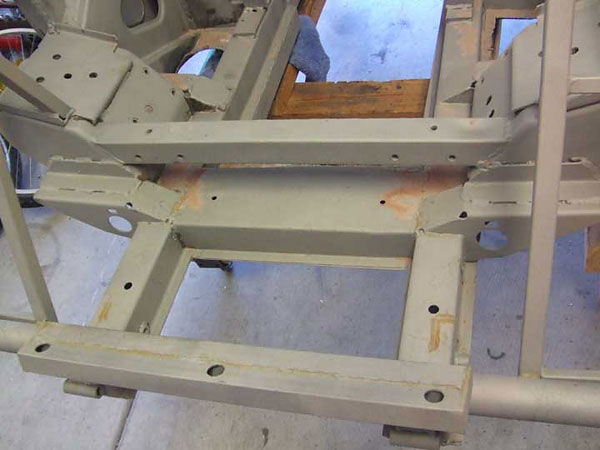 front of chassis