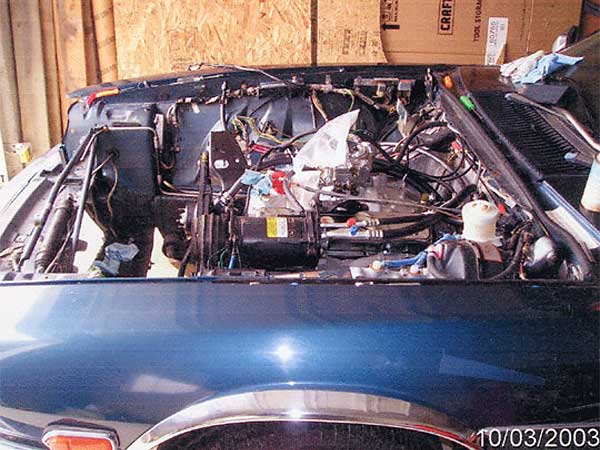 1986 Jaguar XJS - Chevy 350 V8 engine conversion
