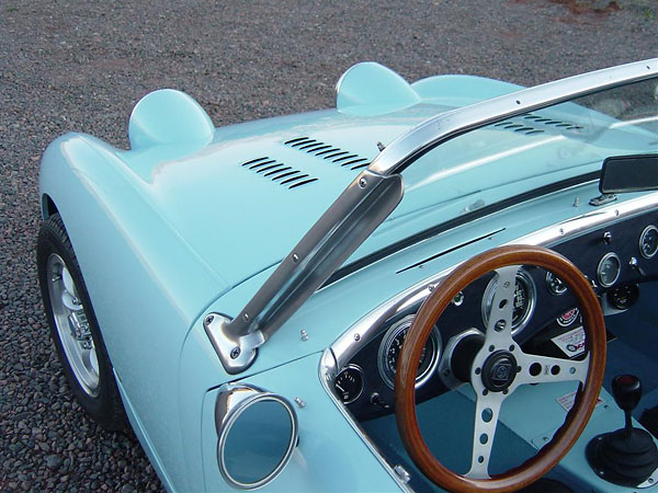 louvered bugeye sprite bonnet