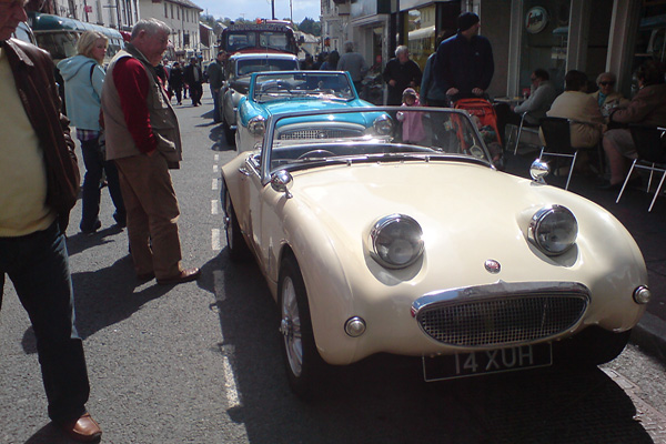 Chris Davies' Ford Cortina powered 1959 Austin Healey Sprite