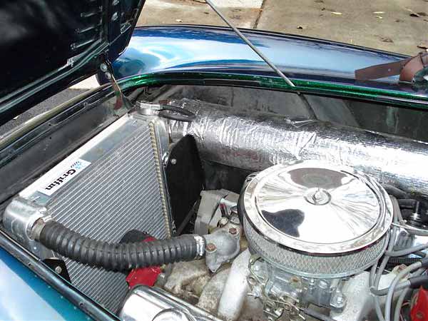 Griffin radiator and chromed air cleaner
