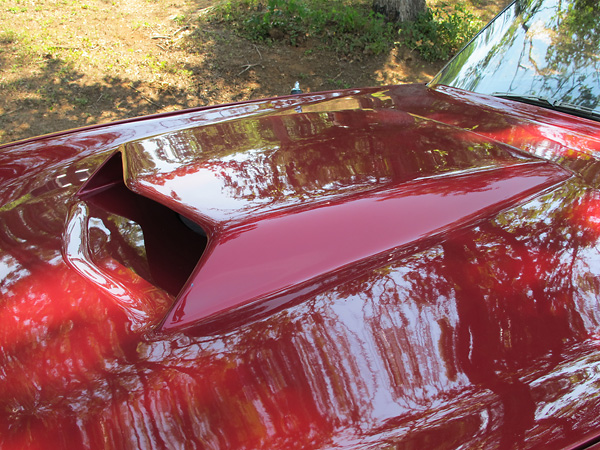 Galen put a lot of time and attention into fitting this hood scoop.
