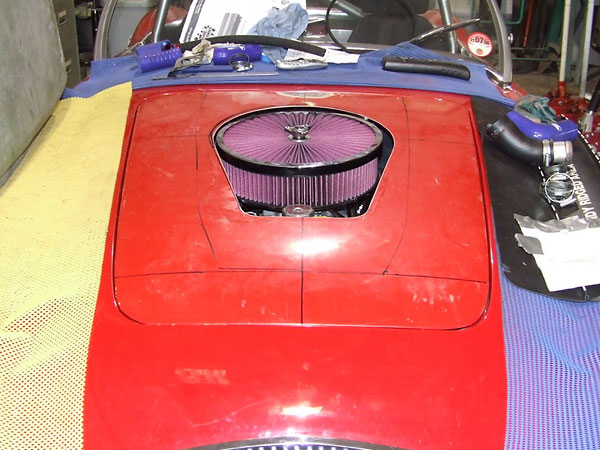 glassfibre Austin Healey bonnet