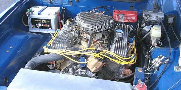 215 Buick Aluminum V8 with Rochester Quadrajet carburetor