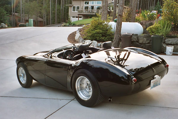 Jerry Johnson's 1955 AustinHealey 1004 with Chevy LT1 V8 engine