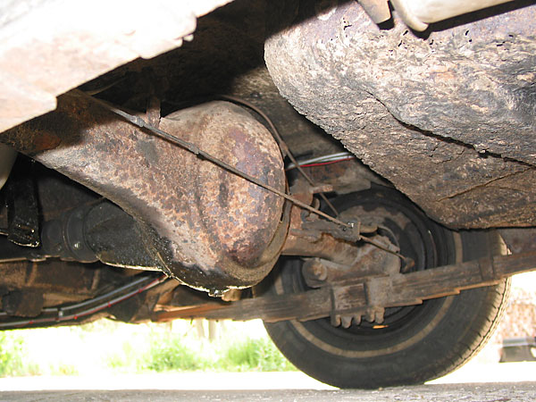 rear axle (banjo type)