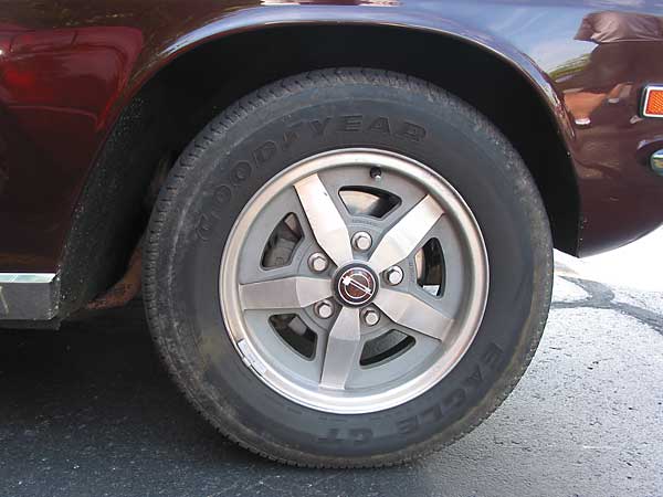 Jensen alloy wheels