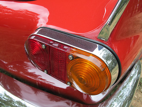 Volvo P1800 tail light assembly. (Current replacement cost: ~$400.)