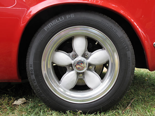 American Racing aluminum wheels.