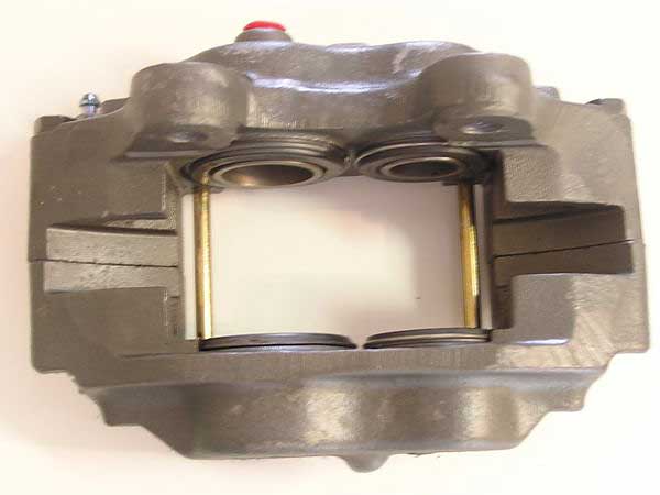 Toyota 4Runner four-piston brake caliper.