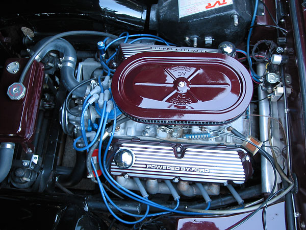TVR simply didn't provide enough room for V8 headers