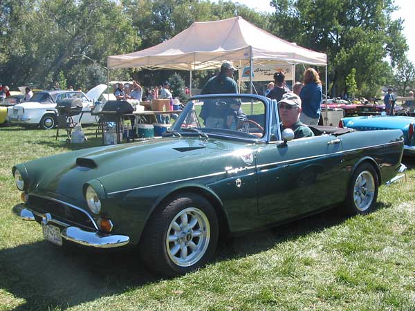Mike Fuchs' 1966 Sunbeam Tiger As photographed at the Colorado English 