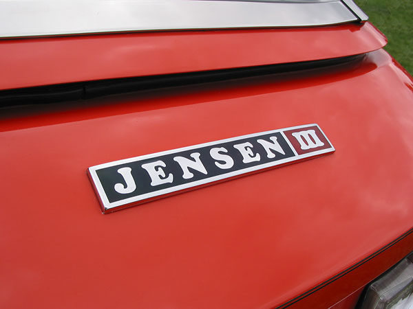Jensen III badge