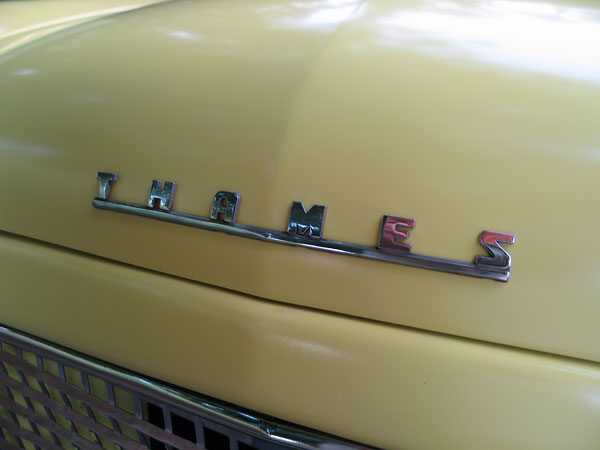 Ford Thames hood badge.