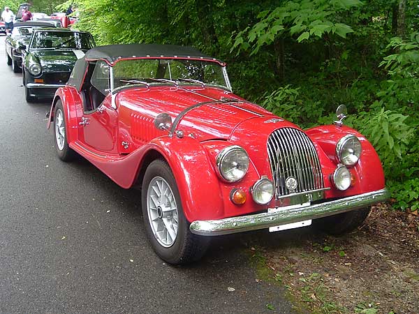 Paul Foster's 1970 Morgan Plus 8 front three quarter view