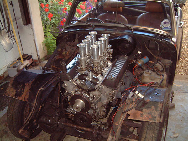4 x 34 DHLA Dellorto downdraft carburetors (S/H ex Alfa 1.5 Sud/Sprint engines)