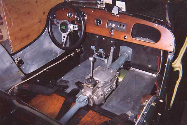 1962 Morgan transmission and dashboard
