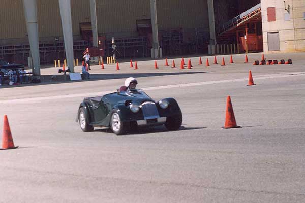 autocrossing a Morgan with a 4.6L Rover V8