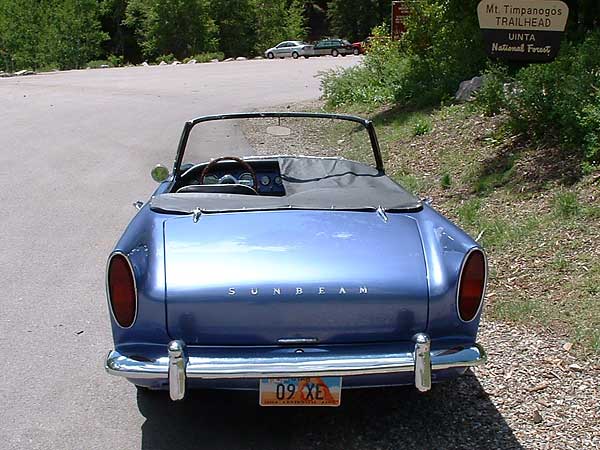 Sunbeam Alpine quarter panel