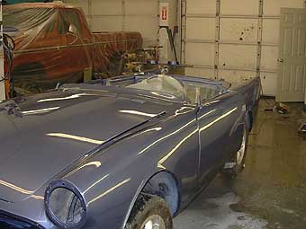 Sunbeam Alpine transmission tunnel