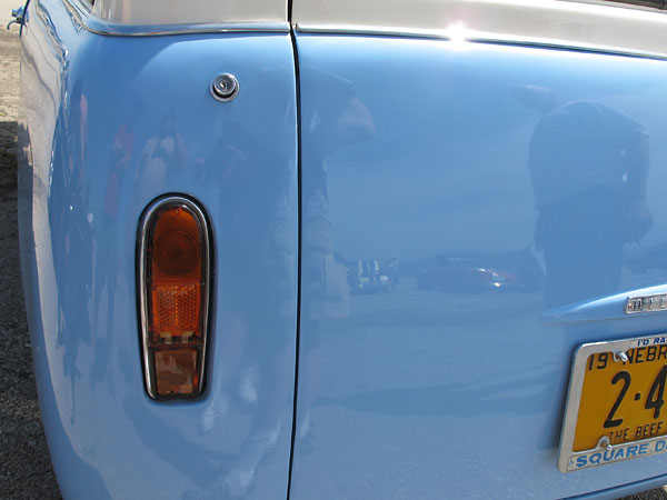 Taillights and turn signals have been converted to newer style sockets/bulbs.
