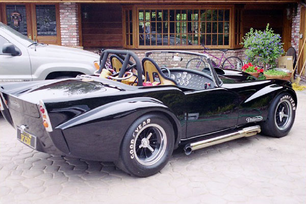 Steve Sanett's 1962 Daimler SP250 with aluminum Chevy 427 V8