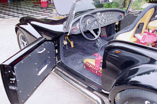 Steve Sanett's 1962 Daimler SP250 with aluminum Chevy 427 V8