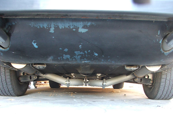 Dual Magnaflow mufflers.