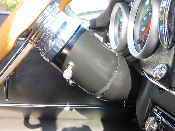 Ididit tilt-adjustable steering column.