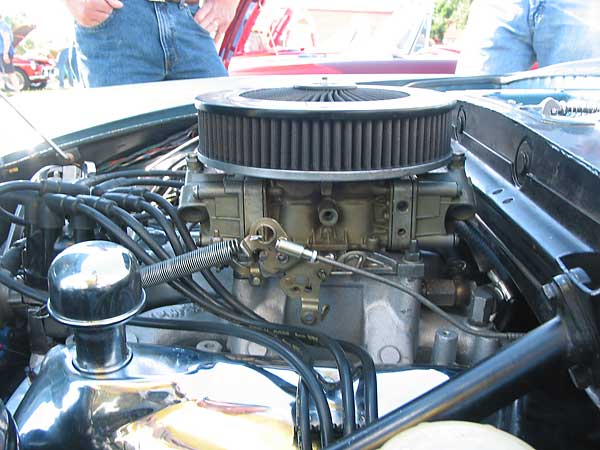 four barrel Holley carburetor